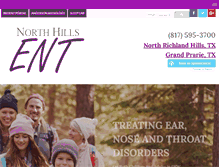 Tablet Screenshot of northhillsent.com